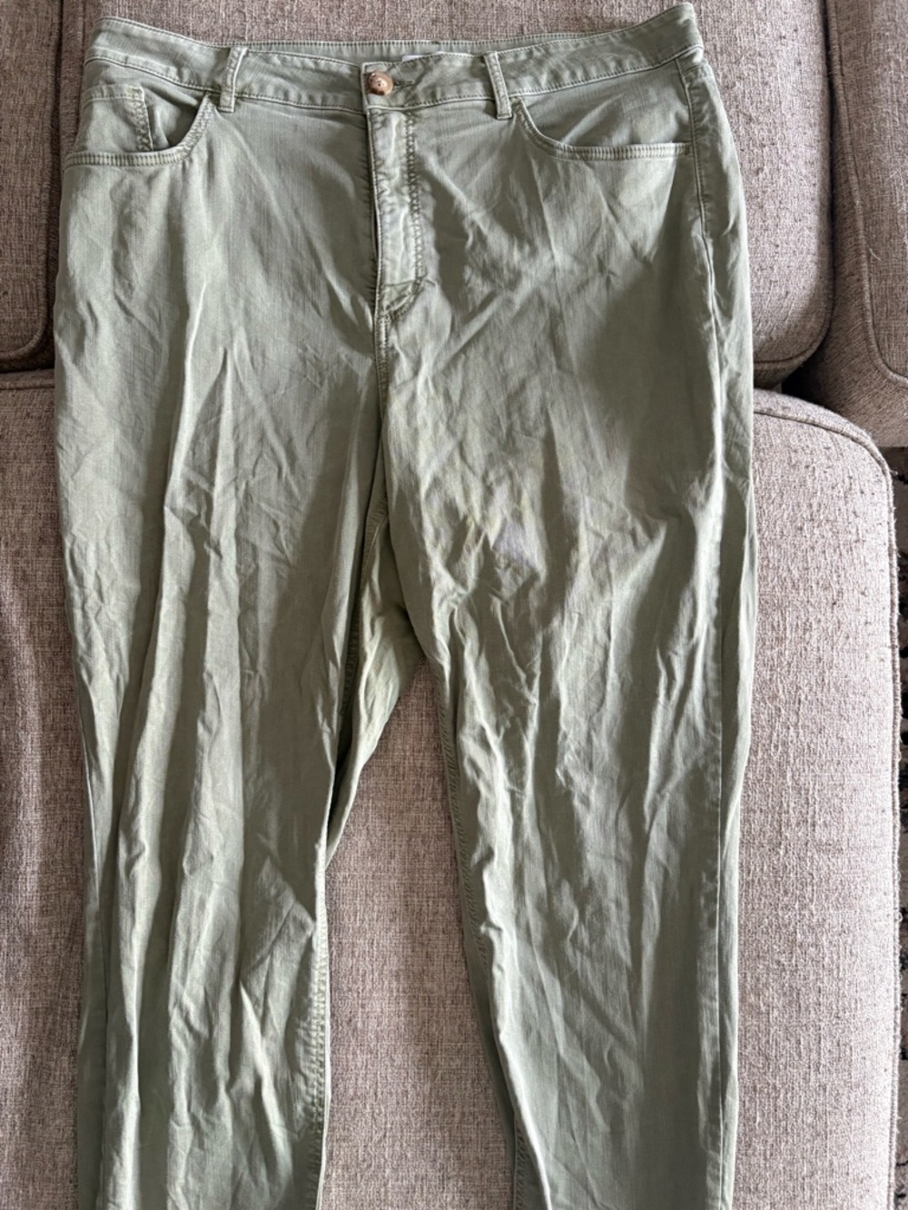 LOFT light Olive Green Casual Pants